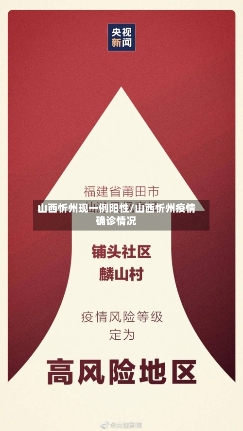 山西忻州现一例阳性/山西忻州疫情确诊情况-第2张图片