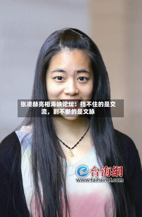 张凌赫亮相海峡论坛：挡不住的是交流	，割不断的是文脉-第2张图片