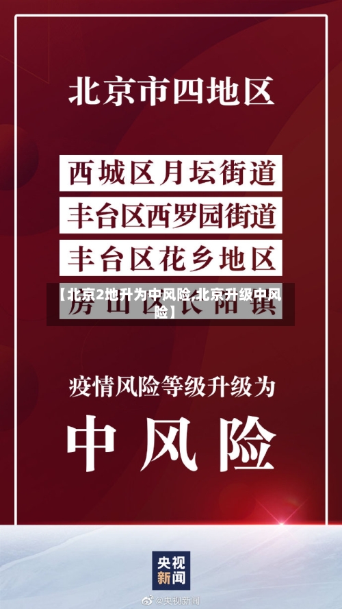 【北京2地升为中风险,北京升级中风险】-第2张图片