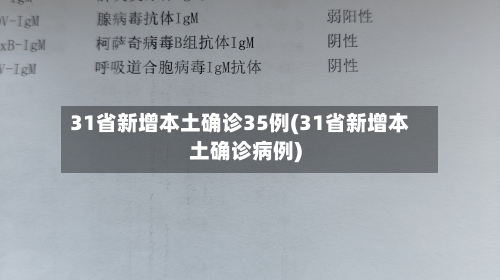 31省新增本土确诊35例(31省新增本土确诊病例)-第3张图片